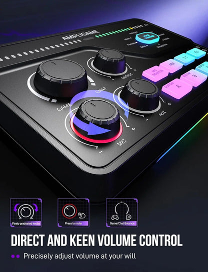 FIFINE Streaming & Gaming Ultimate Bundle Kit Am8Prot Microphone Kit + SC8 Audio Mixer + H13 Headset