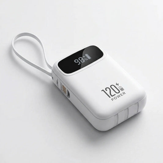 5000mAh Wireless Fast Charger Power Bank for iPhone 12-17 Pro/Pro Max - Compact Portable Battery Pack