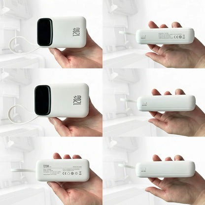 5000mAh Wireless Fast Charger Power Bank for iPhone 12-17 Pro/Pro Max - Compact Portable Battery Pack