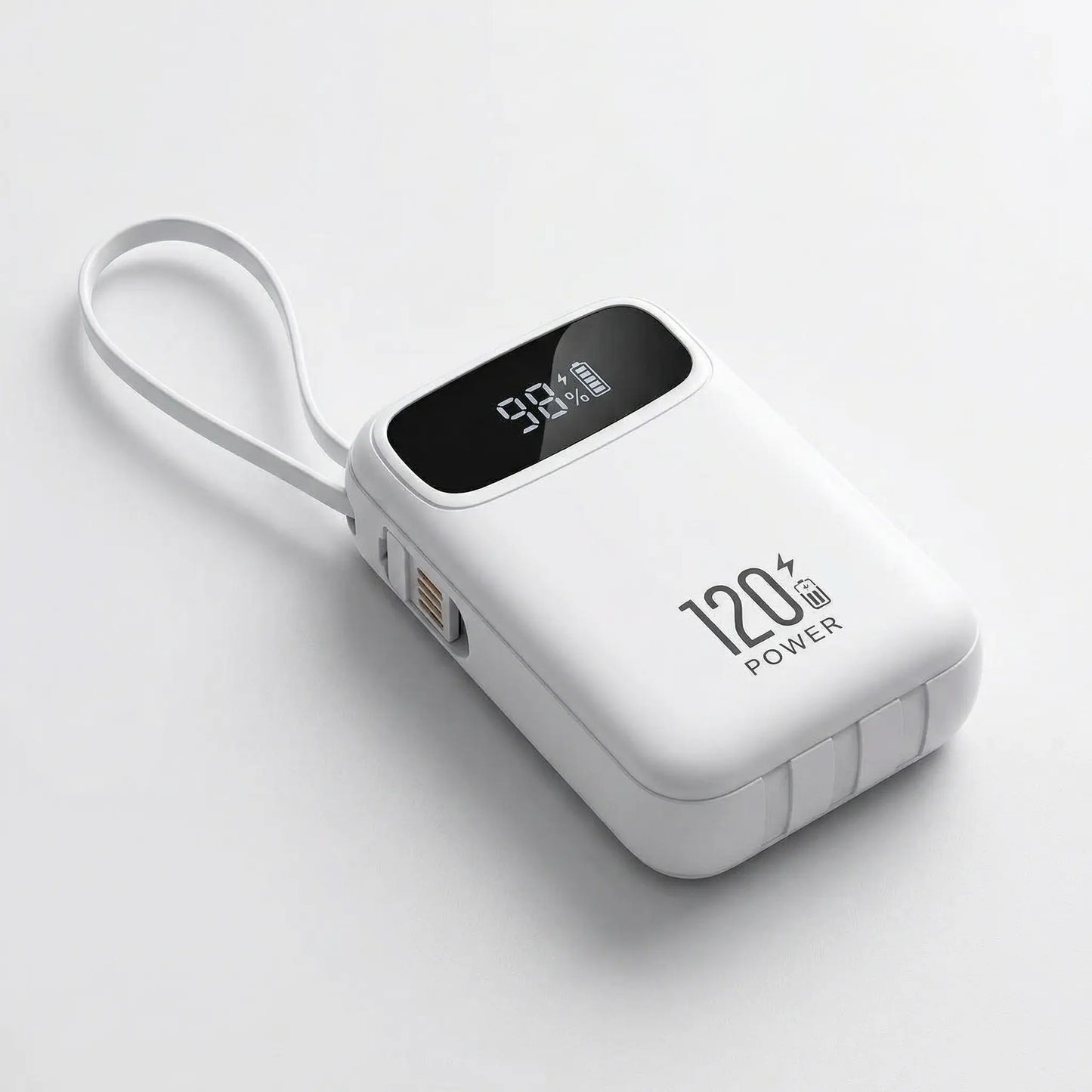 5000mAh Wireless Fast Charger Power Bank for iPhone 12-17 Pro/Pro Max - Compact Portable Battery Pack
