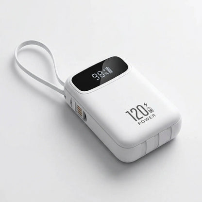 5000mAh Wireless Fast Charger Power Bank for iPhone 12-17 Pro/Pro Max - Compact Portable Battery Pack